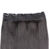 One Piece 3/4 Full Head Clip-in Virgin Human Hair Extensions